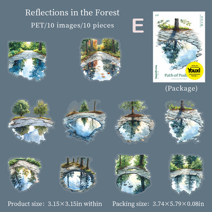 Path Of Puddles Sticker 10pcs