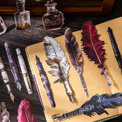 Pen And Ink Stickers 10pcs