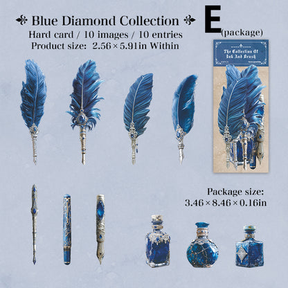 Pen And Ink Stickers 10pcs