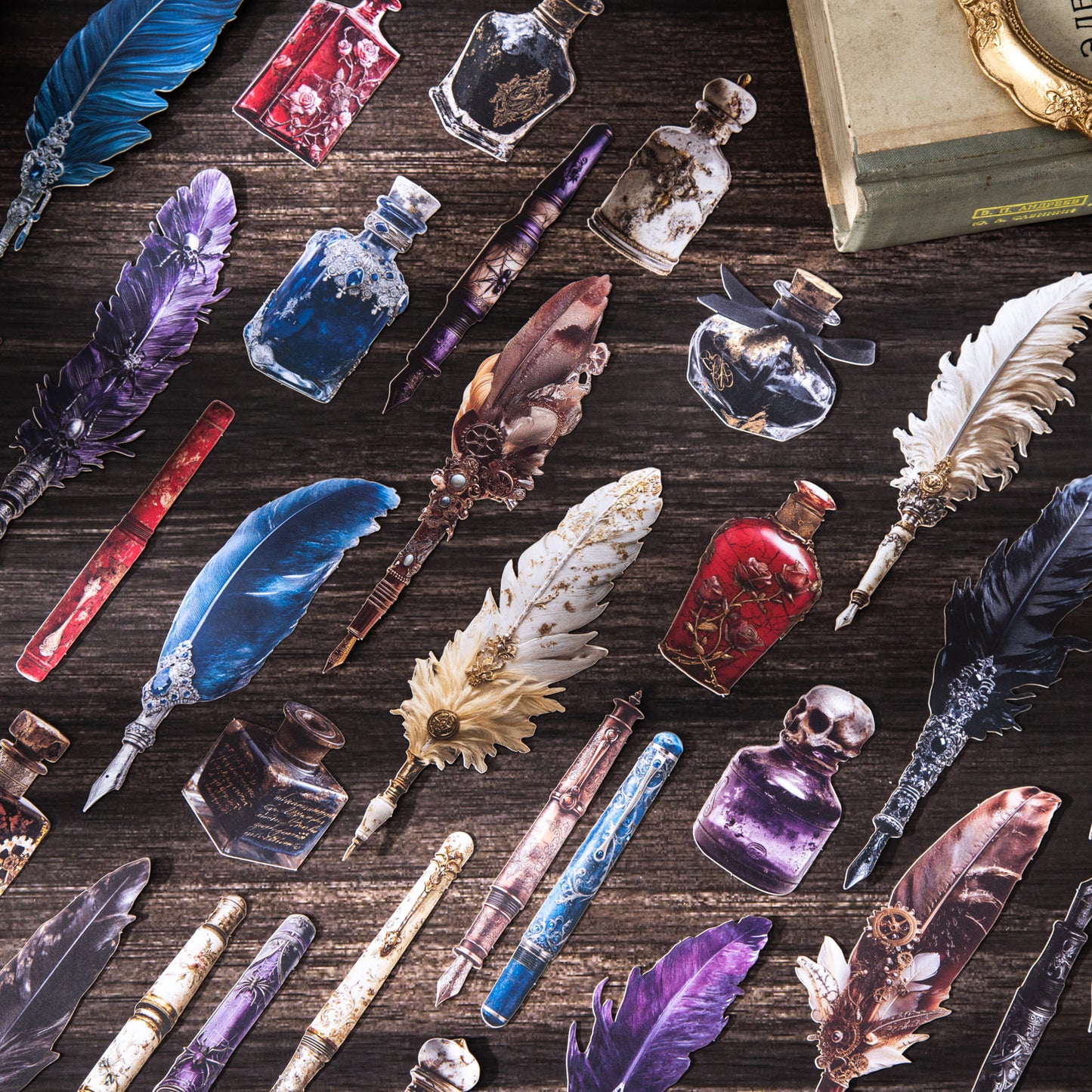 Pen And Ink Stickers 10pcs