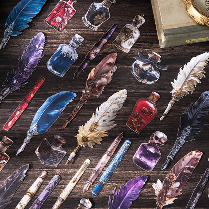 Pen And Ink Stickers 10pcs