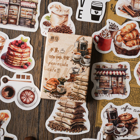 Peninsula Coffee Stickers 30pcs