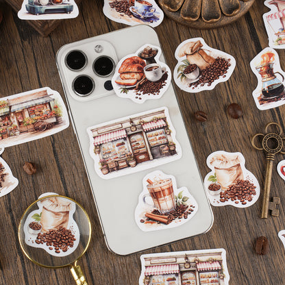 Peninsula Coffee Stickers 30pcs