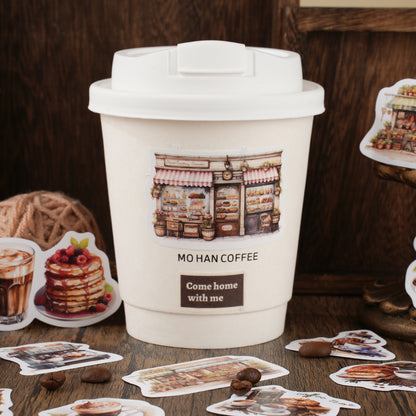 Peninsula Coffee Stickers 30pcs