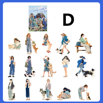 Pet Companion Daily Series Sticker 15pcs