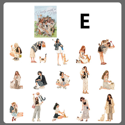 Pet Companion Daily Series Sticker 15pcs