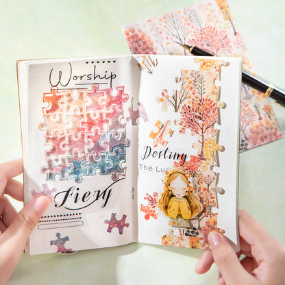 Piecing Together A Piece of Fun Sticker 5pcs