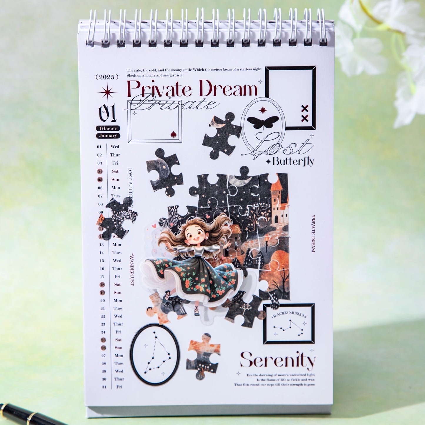 Piecing Together A Piece of Fun Sticker 5pcs