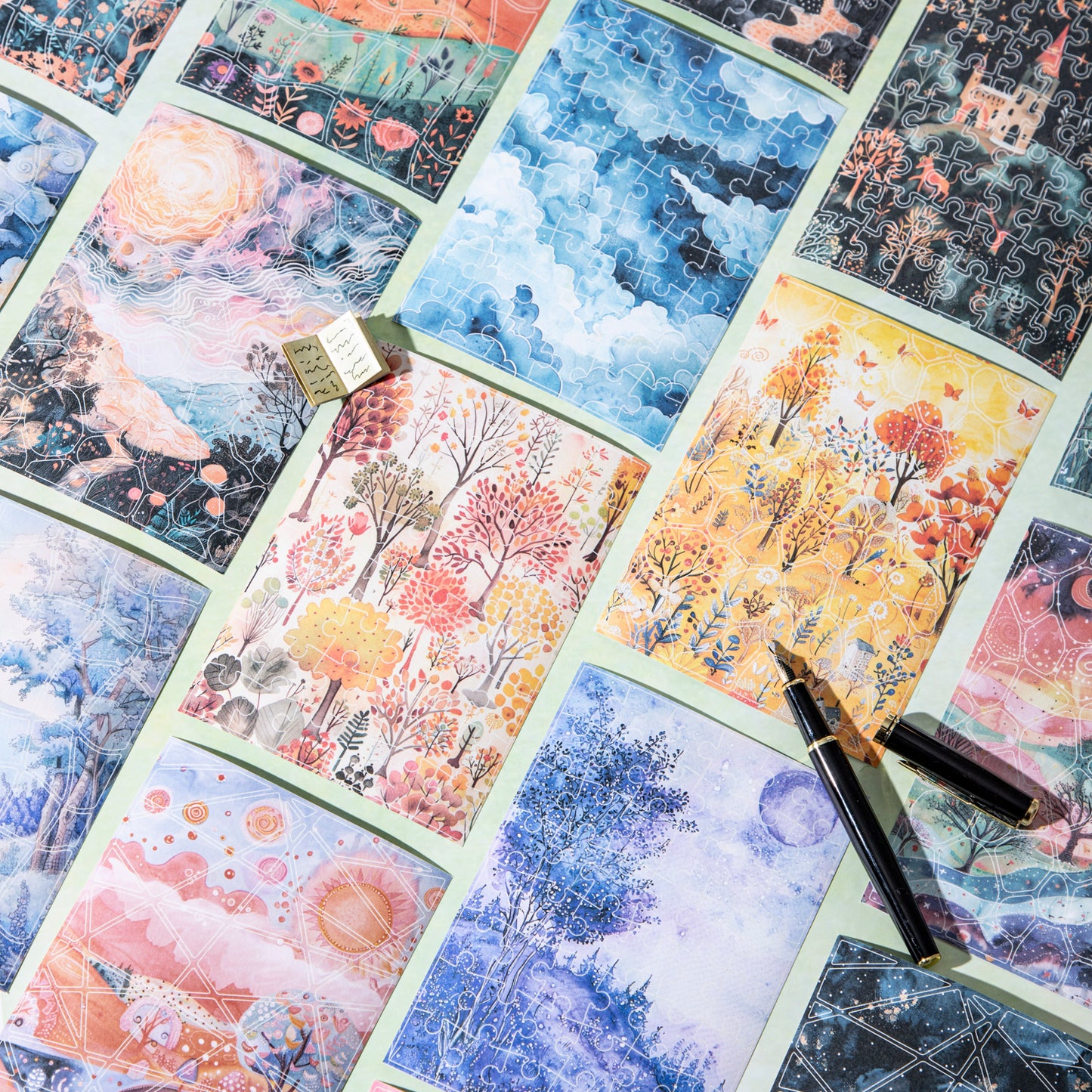 Piecing Together A Piece of Fun Sticker 5pcs