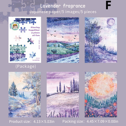 Piecing Together A Piece of Fun Sticker 5pcs