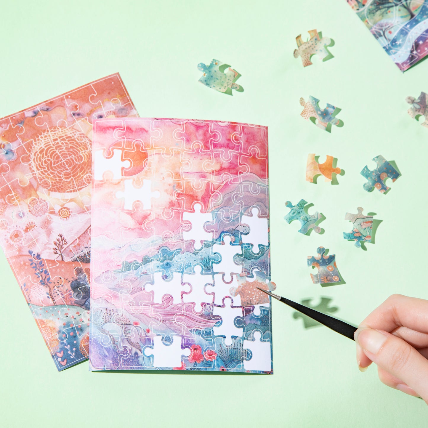 Piecing Together A Piece of Fun Sticker 5pcs