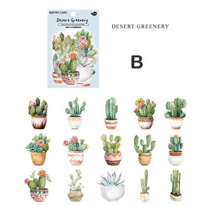 Plant Collection Stickers 30pcs