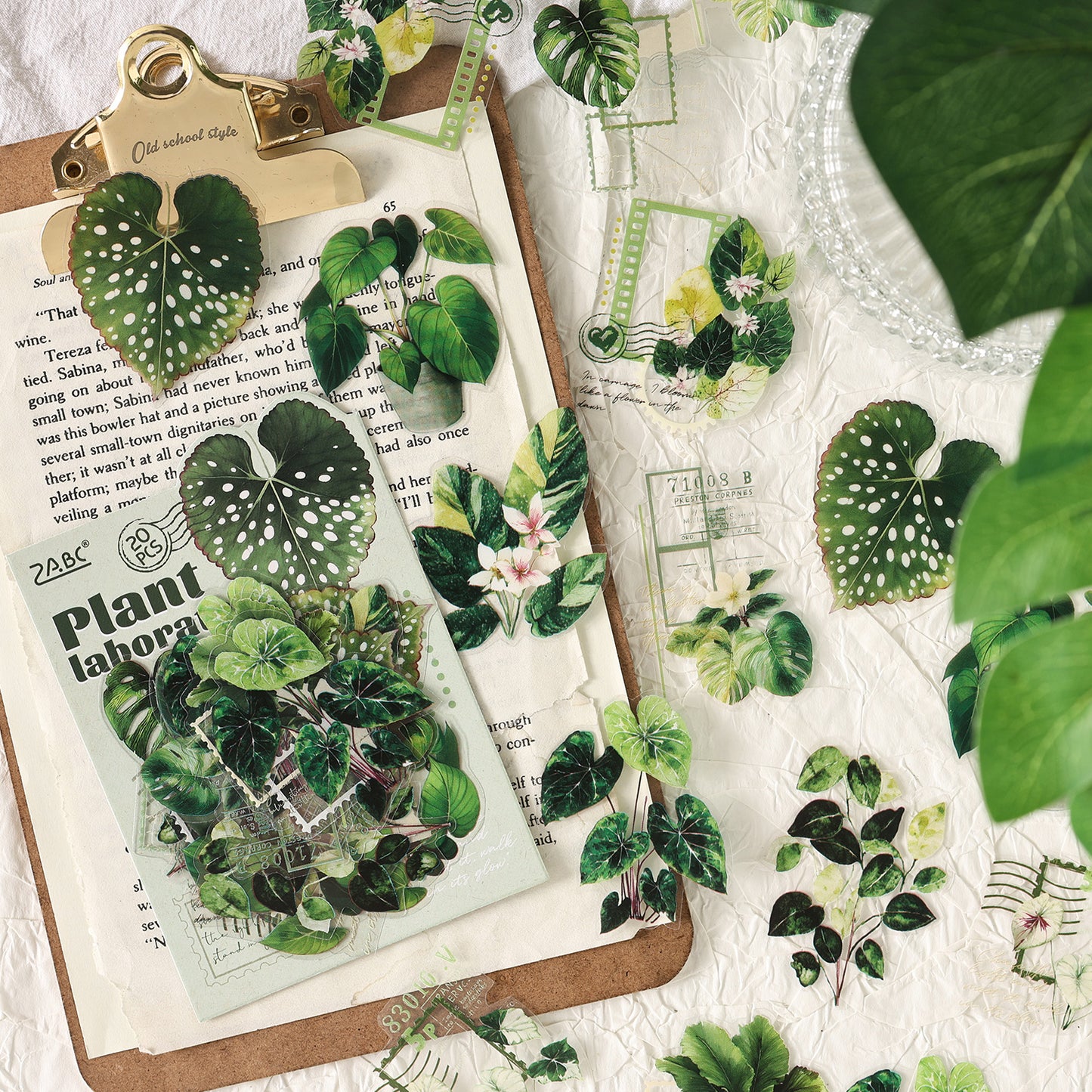 Plant Laboratory Stickers 20pcs