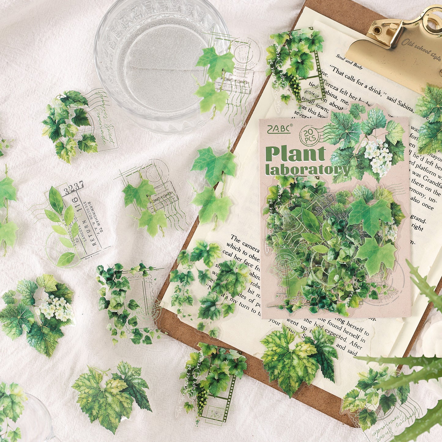Plant Laboratory Stickers 20pcs