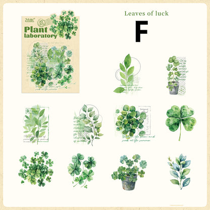 Plant Laboratory Stickers 20pcs