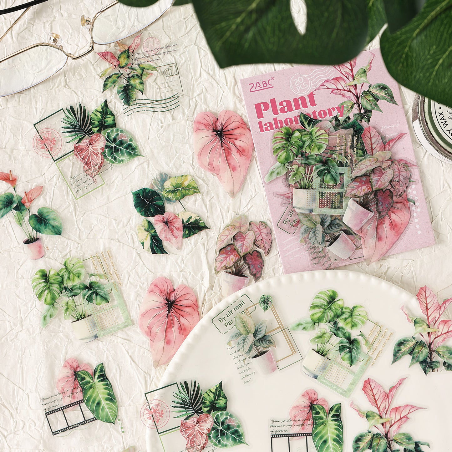 Plant Laboratory Stickers 20pcs