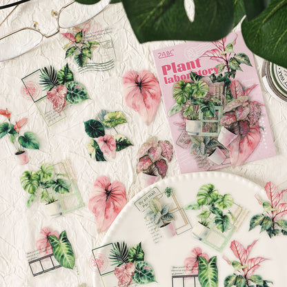 Plant Laboratory Stickers 20pcs