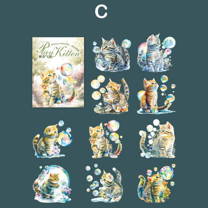 Play Kitten Stickers 10pcs