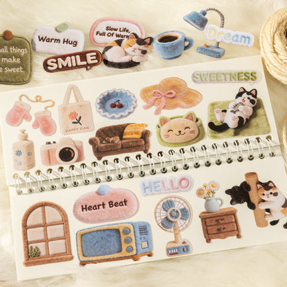 Plush House Sticker 30pcs
