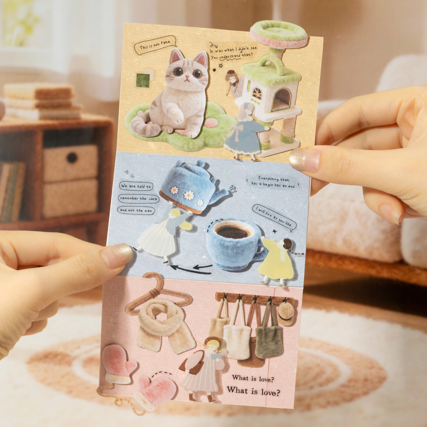 Plush House Sticker 30pcs