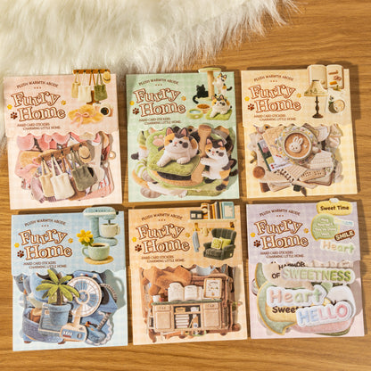 Plush House Sticker 30pcs
