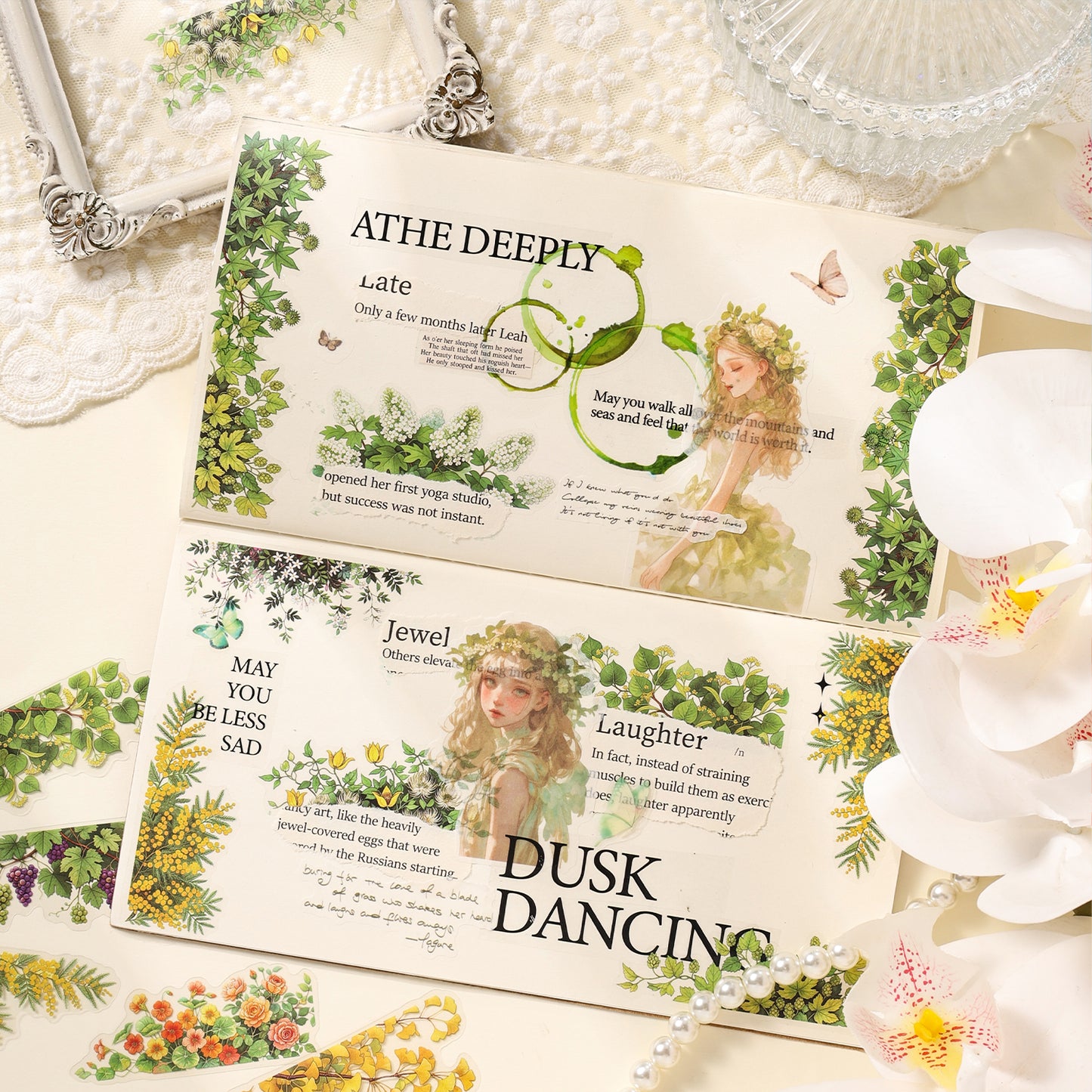 Poems of Gorgeous Splendor Sticker 20pcs
