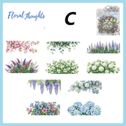 Poems of Gorgeous Splendor Sticker 20pcs