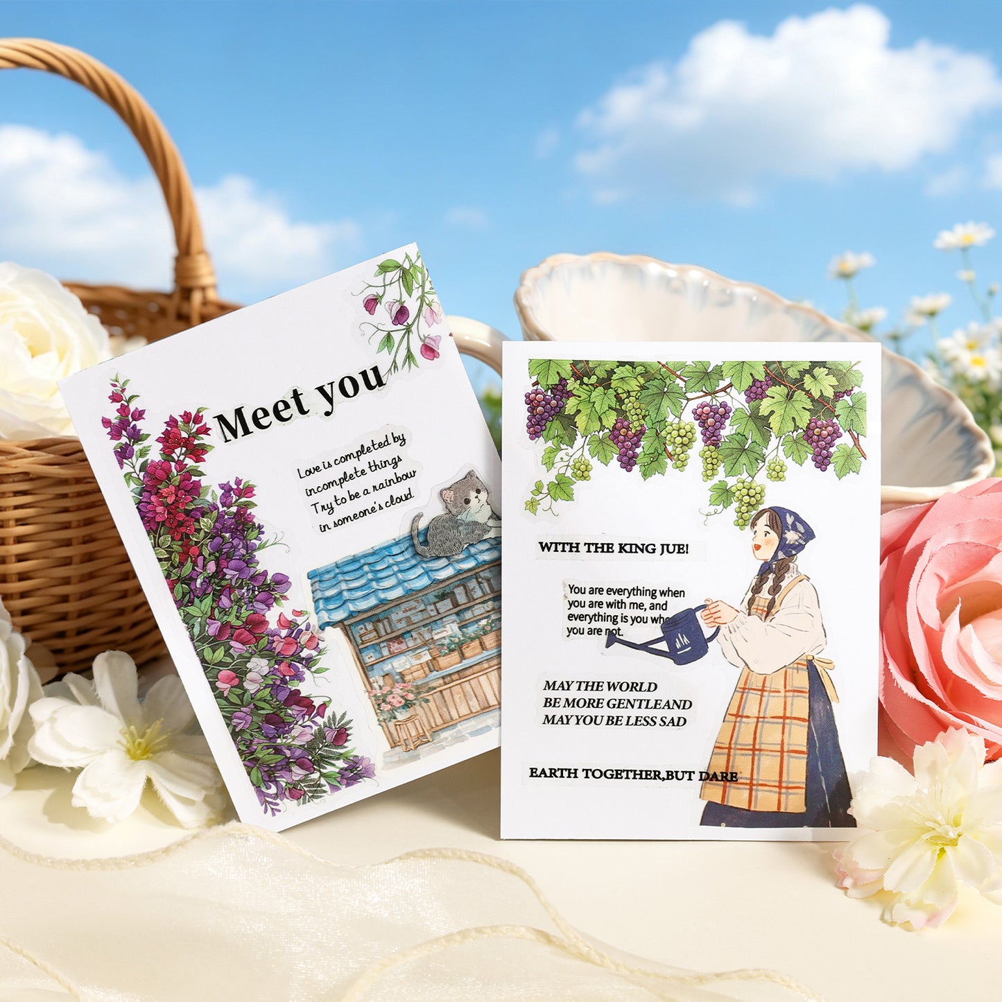 Poems of Gorgeous Splendor Sticker 20pcs