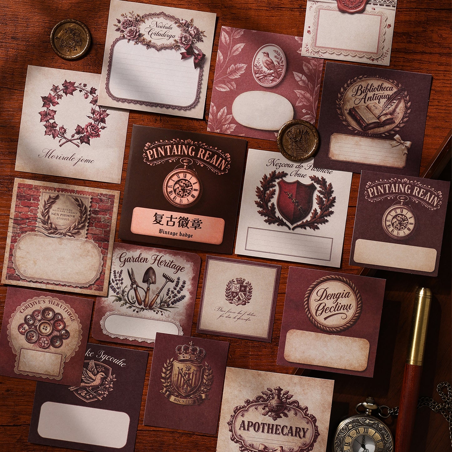 Poems of Old Dreams & Tiny Treasures  Sticker 15pcs
