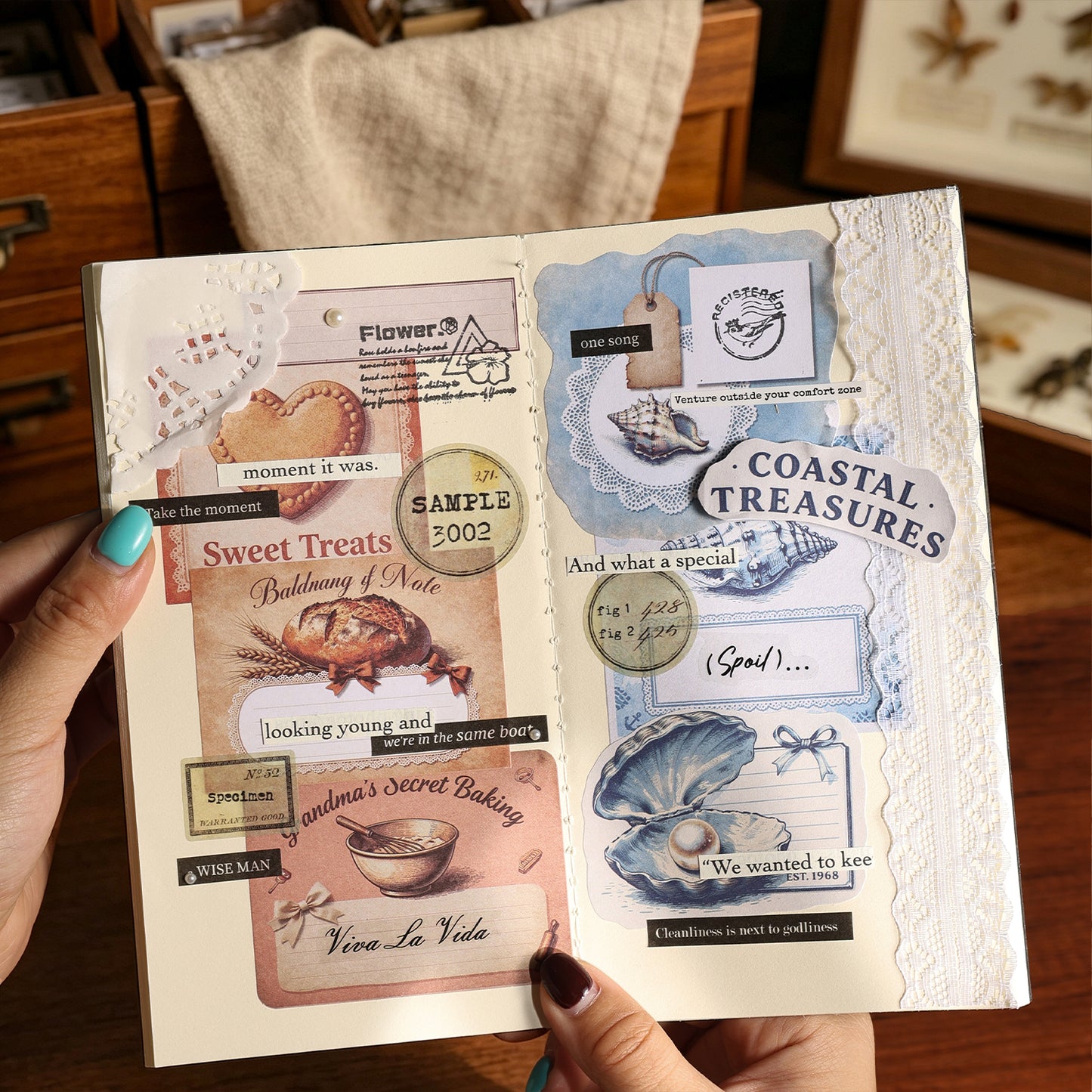 Poems of Old Dreams & Tiny Treasures  Sticker 15pcs