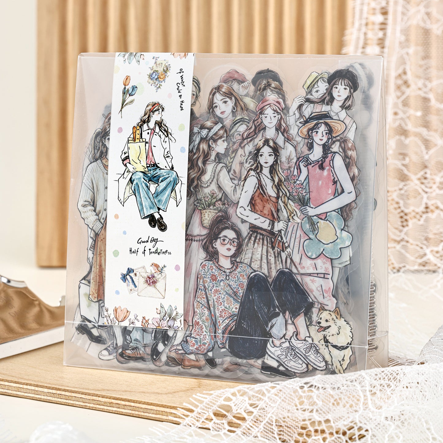 Poetic companionship Sticker 100pcs