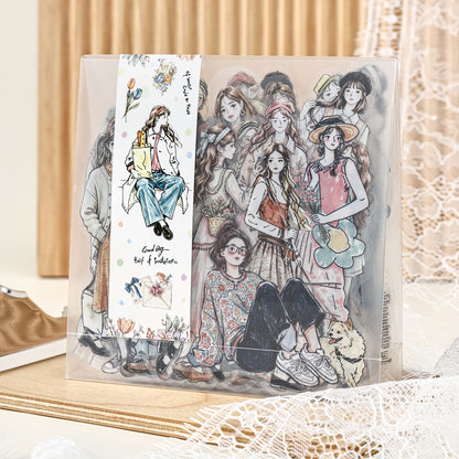 Poetic companionship Sticker 100pcs