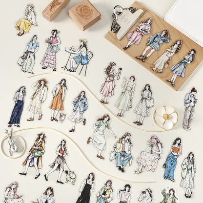Poetic companionship Sticker 100pcs