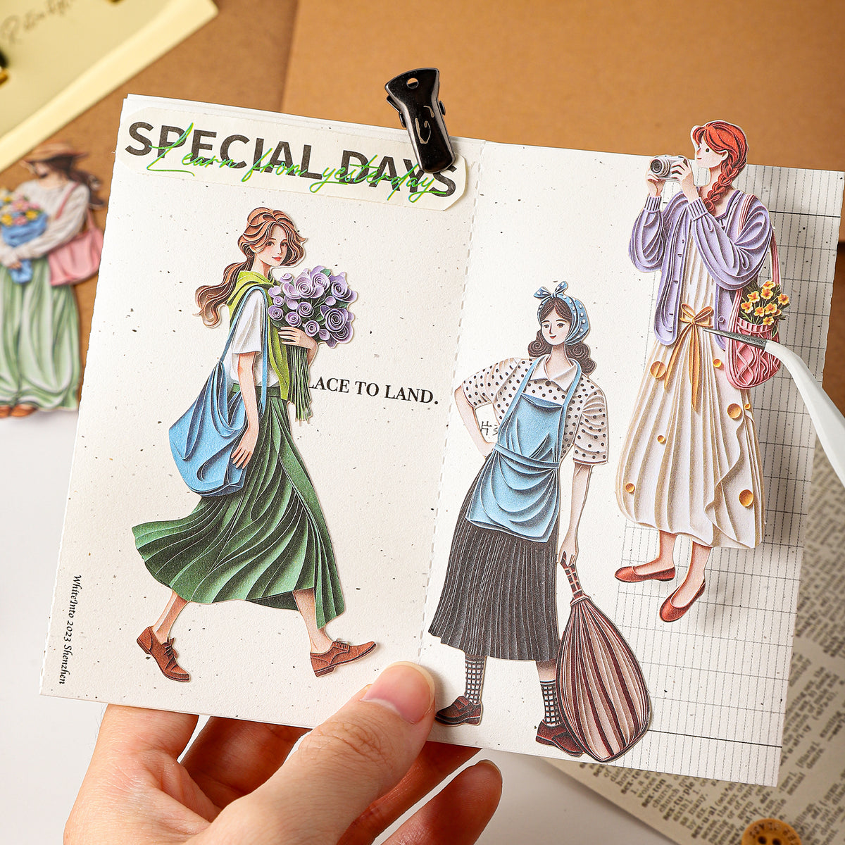 Poetic Girl Sticker 20pcs