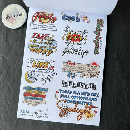 Pop Collage Art Sticker Book