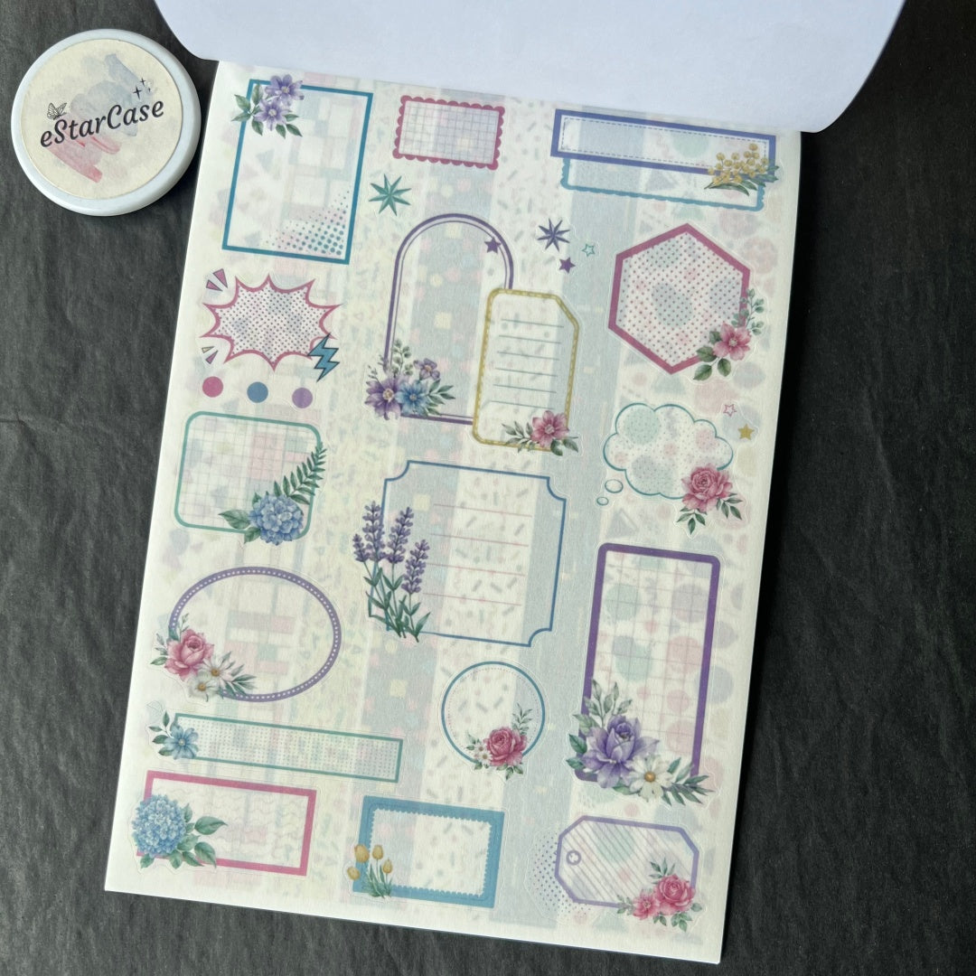 Pop Collage Art Sticker Book