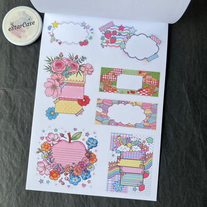 Pop Collage Art Sticker Book