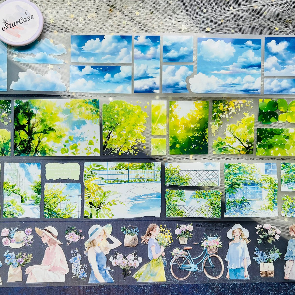 Pre-Cut Bright Afternoon Tape Set