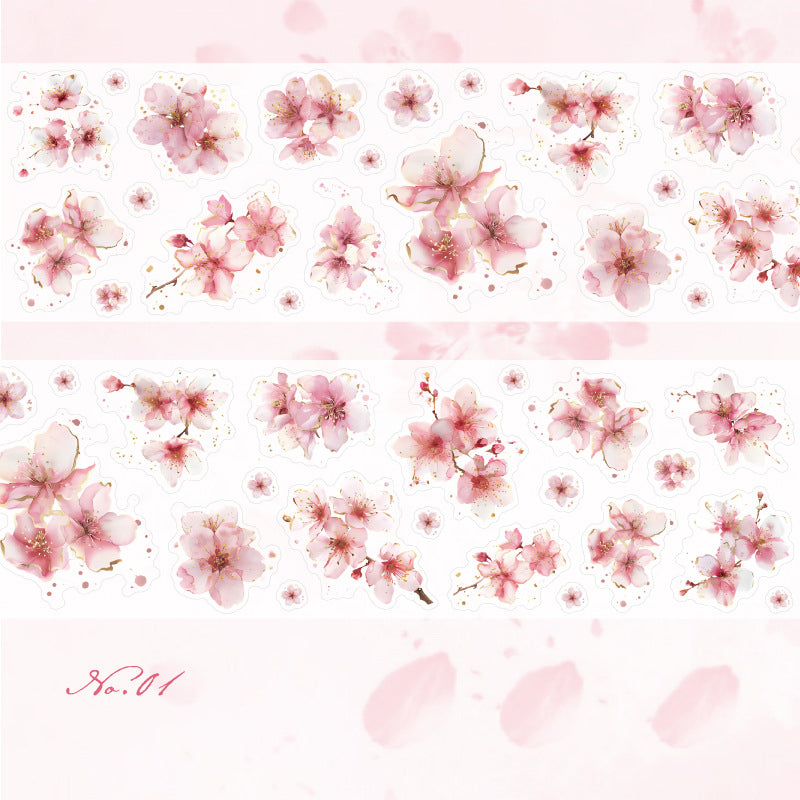 Pre-Cut Cherry Blossom Season Tape