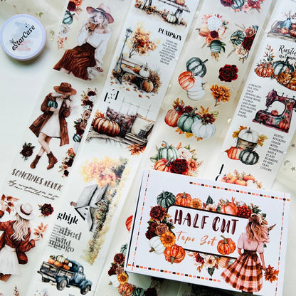 Pre-Cut Pumpkin Season Tape Set