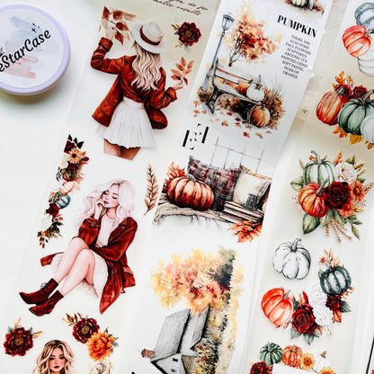 Pre-Cut Pumpkin Season Tape Set