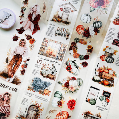 Pre-Cut Pumpkin Season Tape Set