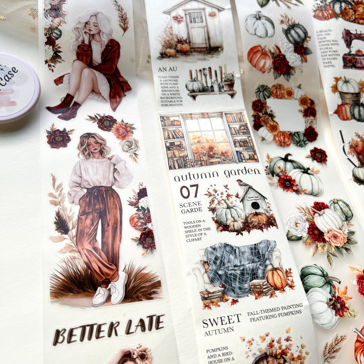 Pre-Cut Pumpkin Season Tape Set