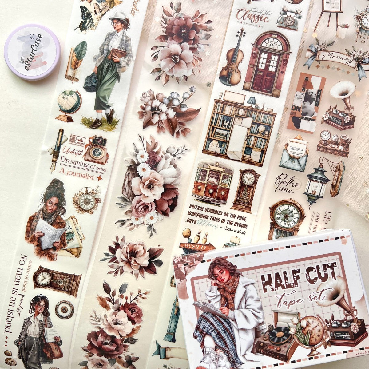 Pre-Cut Retro Era Tape Set