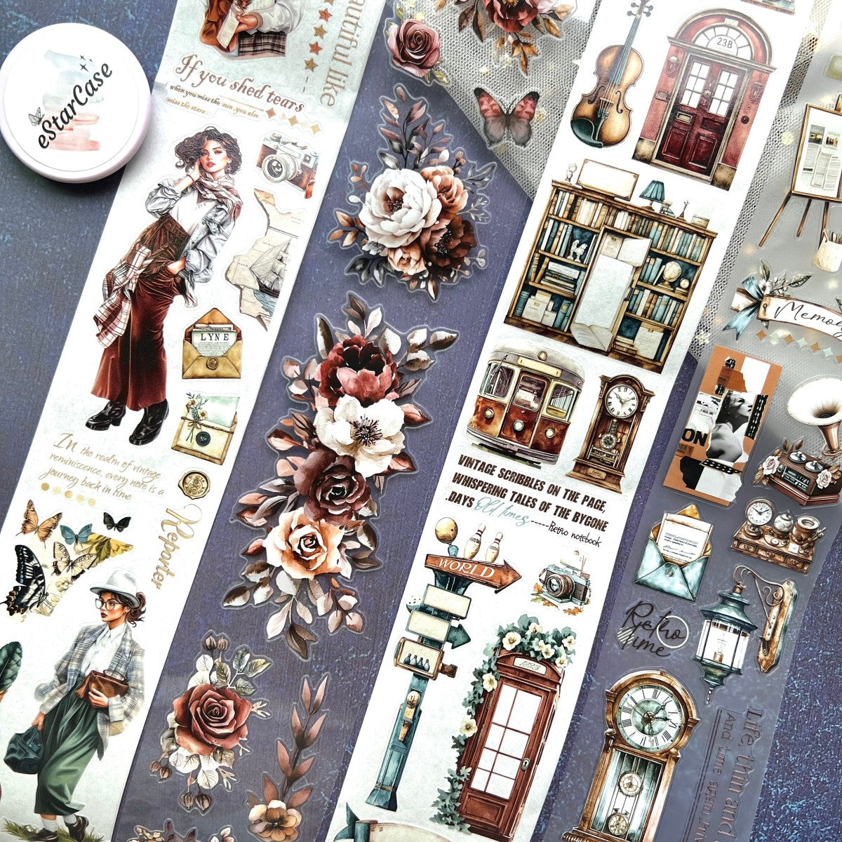 Pre-Cut Retro Era Tape Set