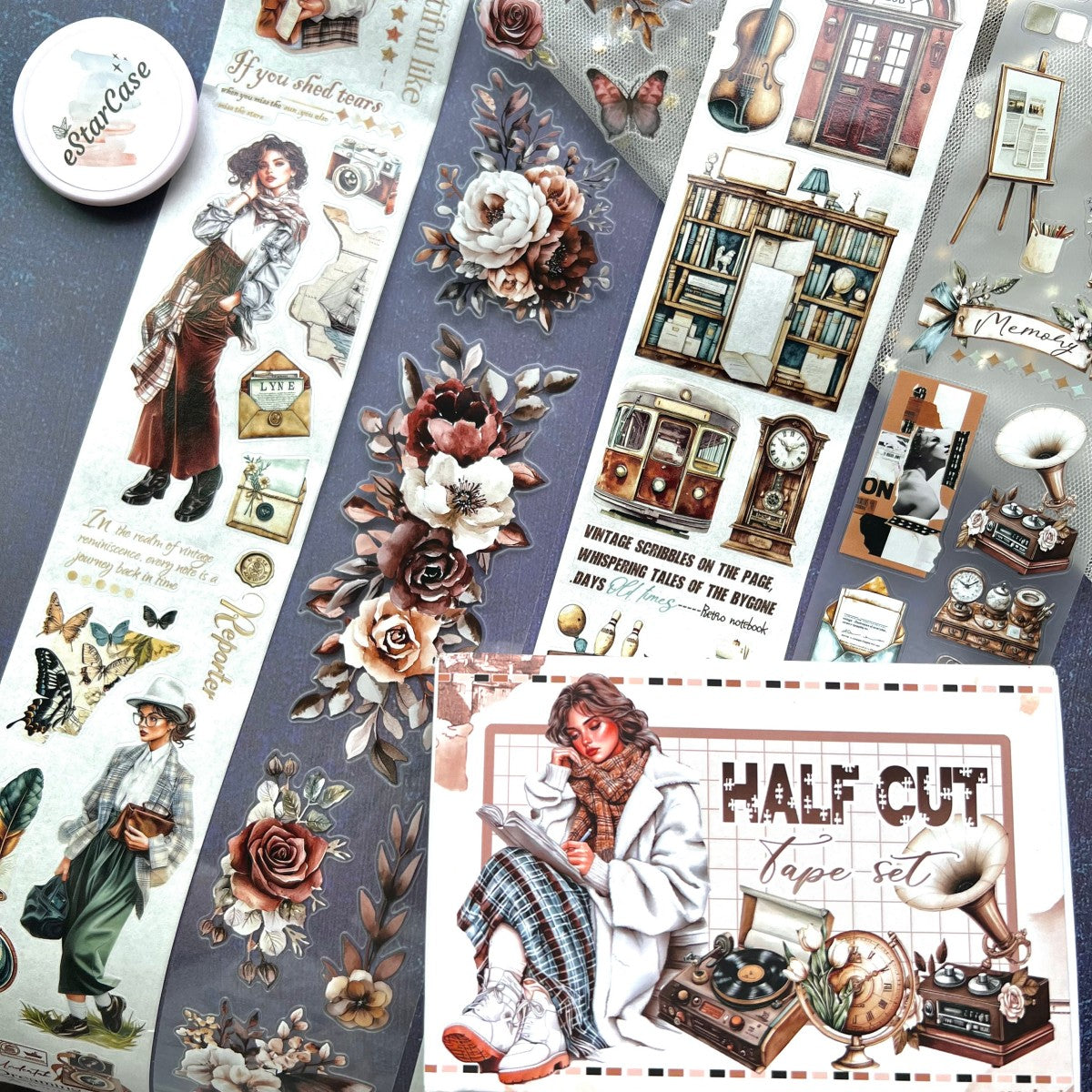 Pre-Cut Retro Era Tape Set
