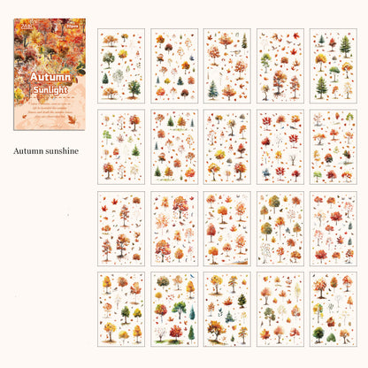 Pre-Cut Tree Sticker Book