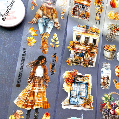Pre-Cut Warm Autumn Tape Set