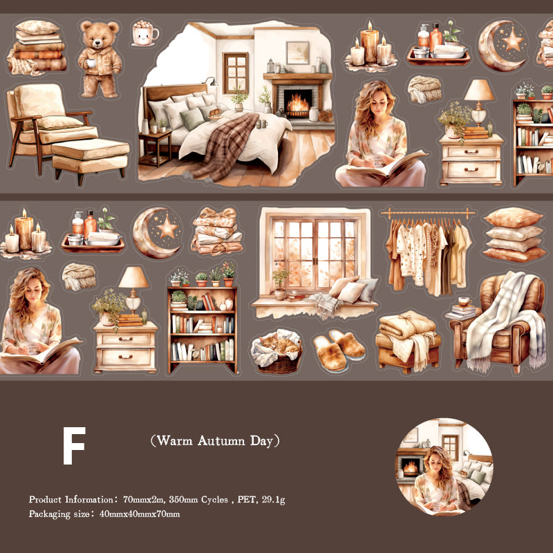 Pre-cut Bright Day Tape