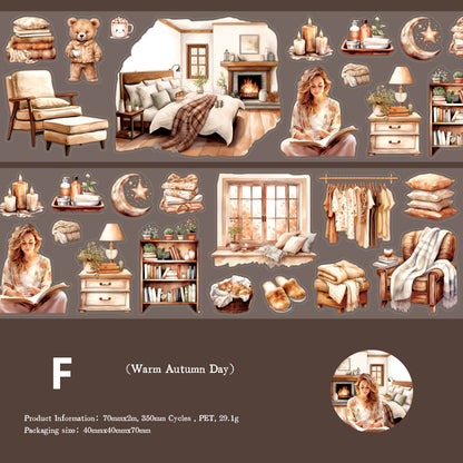 Pre-cut Bright Day Tape